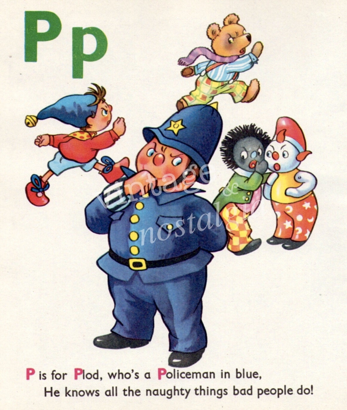 Colourful Letter P