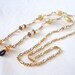 eyeglass chain, eyeglass holder, gold tone eyeglass chain, eyeglass necklace, November trends,  Fall fashion, ooak, gift idea