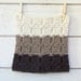 Chunky Ombre Cowl Scarf - moka, beige and cream - stripe luxury alpaca -  winter fashion - unisex man woman - Coupon "SPECIAL" - 15% OFF
