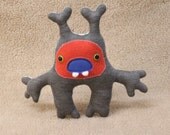 Andrey- monster plush recycled creature plush soft cute alien weird geek toy