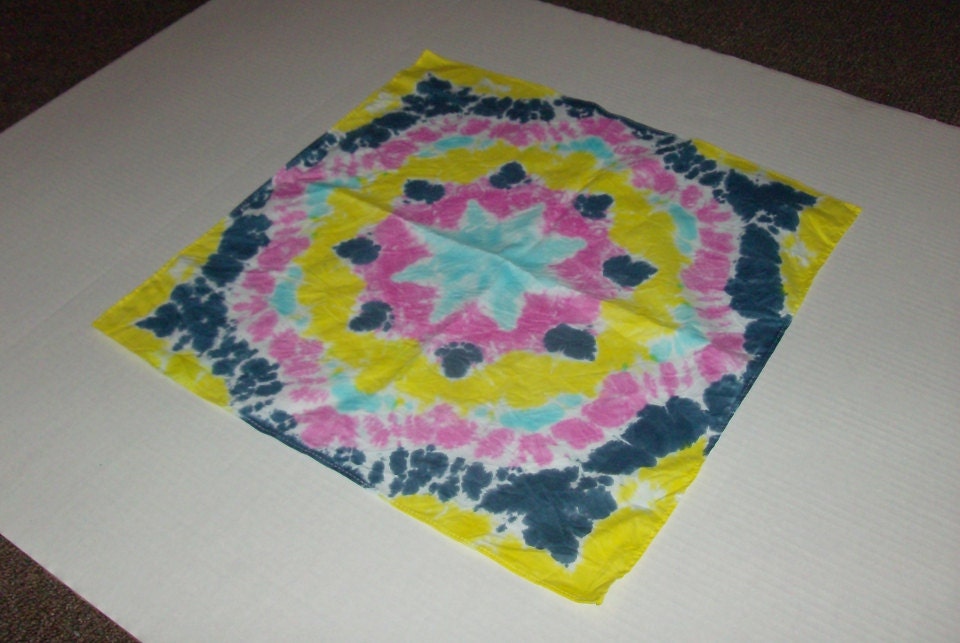 Tie Dye Mandala Bandana