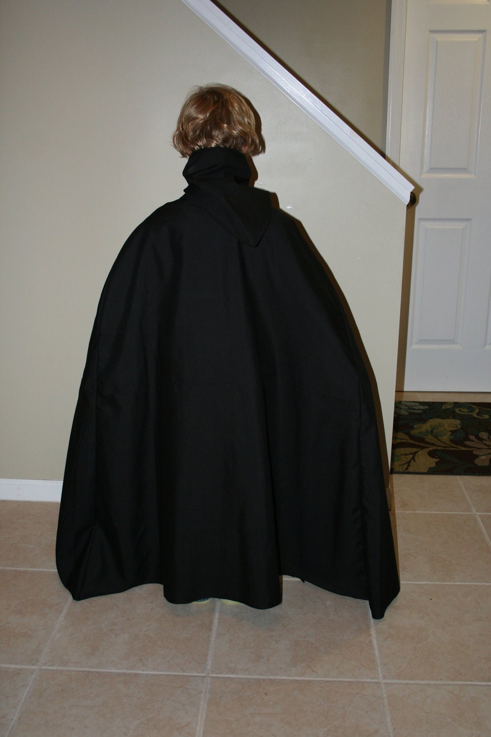 Hooded Cloak - Youth, Black