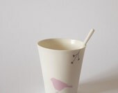 Handmade porcelain cup