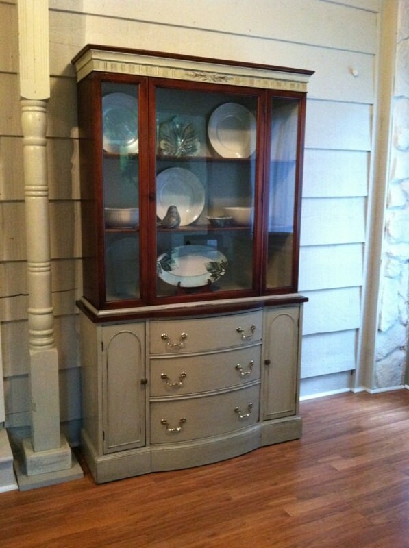 Painted Distressed Cabinets