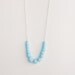 Sky Blue Pebble Necklace