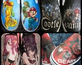 Geek Custom Painted Shoes by AshKetchmm