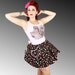 Half Apron Retro Black Berries Apron