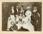 1894 Vintage Mounted Photo "Theatre Play", Photography, Paper Ephemera, Antique, Snapshot, Old Photo, Collectibles