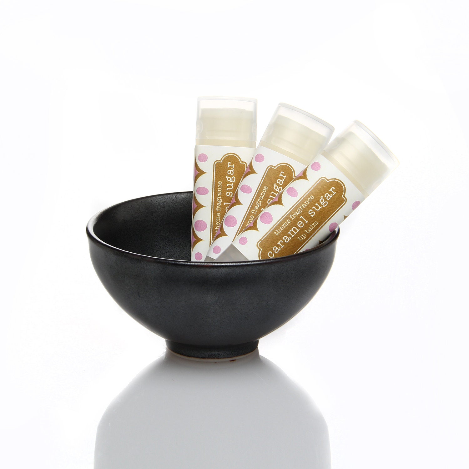 Caramel Sugar glossy lip balm tube.  A sweet caramel sugar vanilla. Theme Fragrance .  Gift