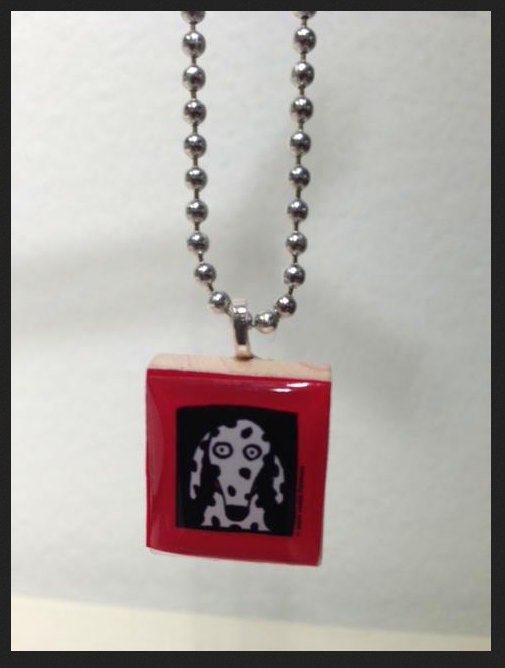 Pop Art Tile Pendant Necklace  Free Shipping Choose from 60 Designs by Anne Leuck Feldhaus