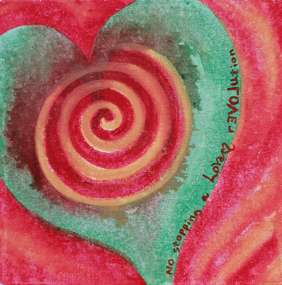 No Stopping a Love rEVOLution mini print
