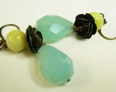 Blue & Green Earrings