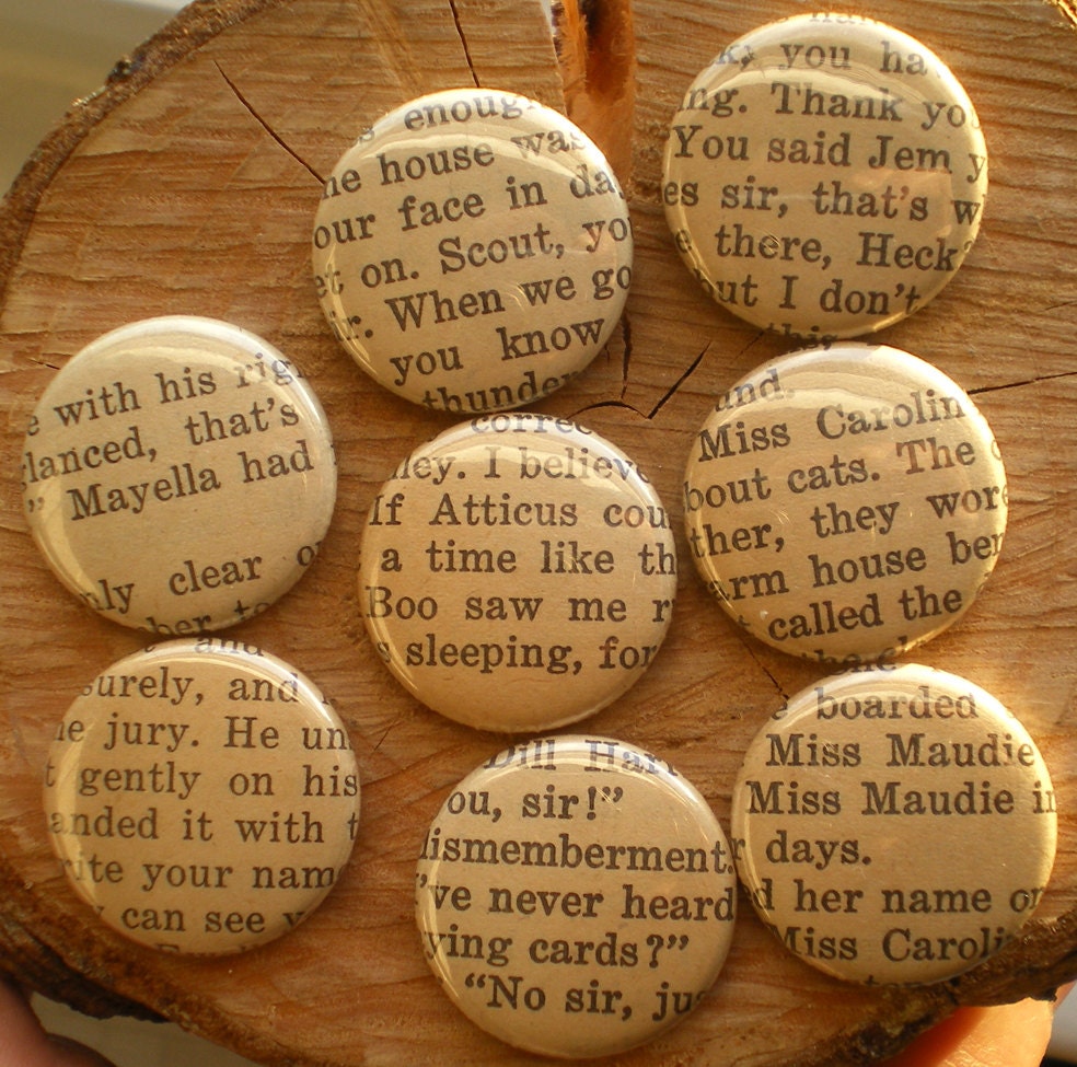 To Kill a Mockingbird Magnets (set of eight)