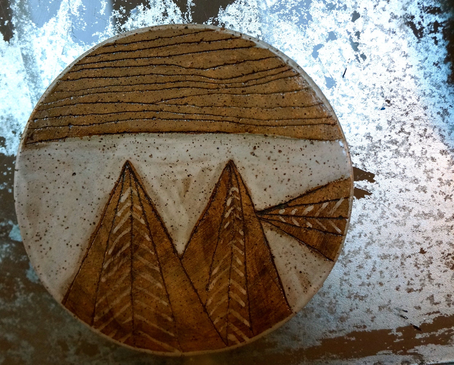 stitched triangle