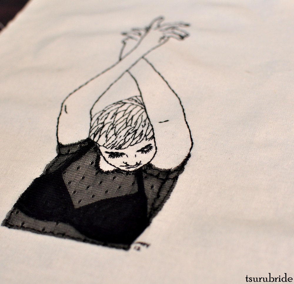 Self Portrait No. 2 Embroidered Wall Hanging