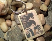 Little Girls Retro Star Trek Keychain or Pendant