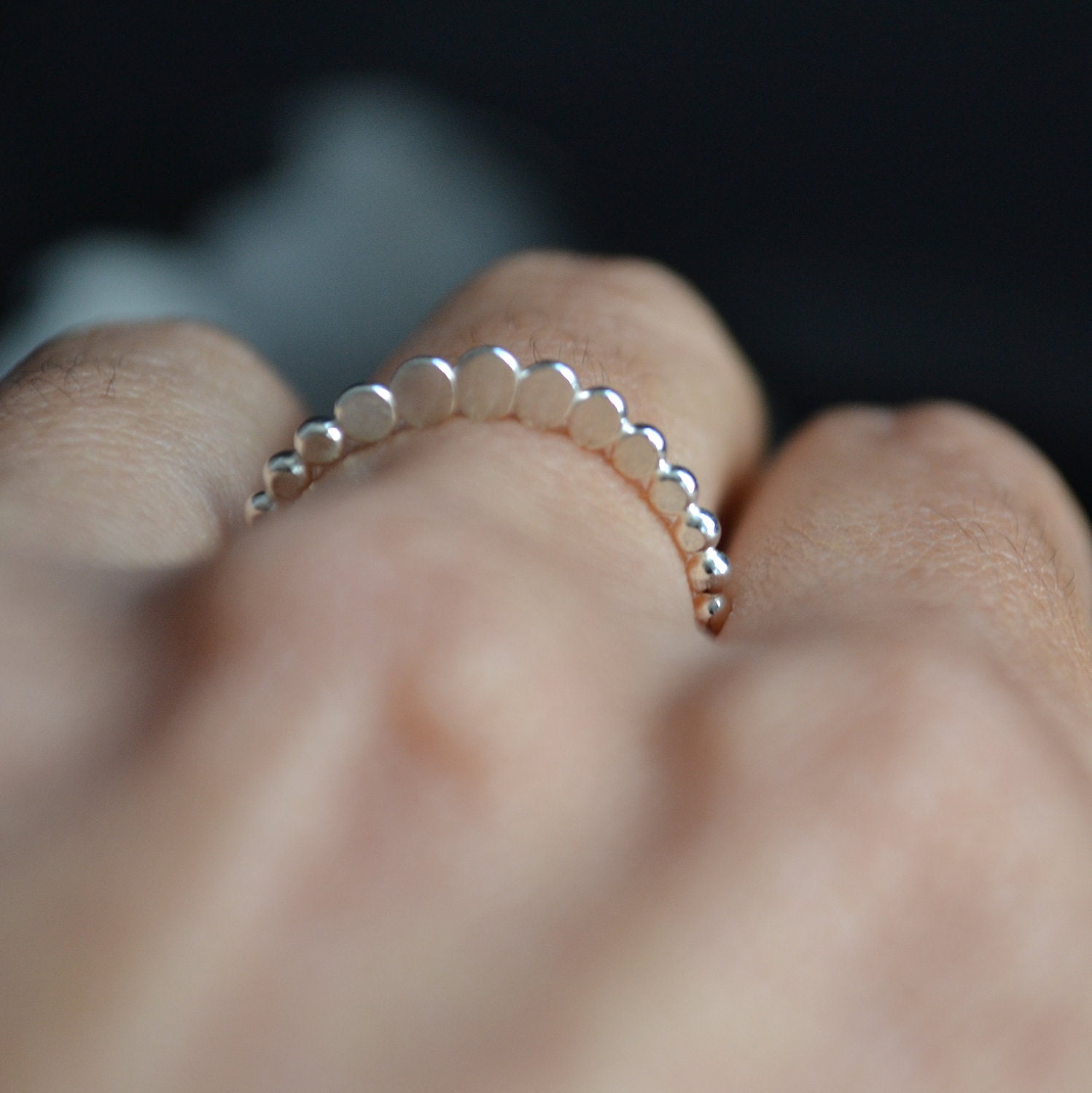 Princess Tiara silver ring