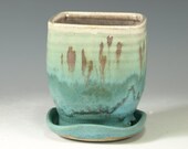 Windowsill Planter, flower, herb plant stoneware