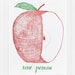 Une Pomme Print