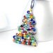 Christmas Ornament, Beaded Christmas Tree, Wire Tree, Christmas Tree Ornament, Holiday Home Decor, Christmas Decor, Colorful Ornament