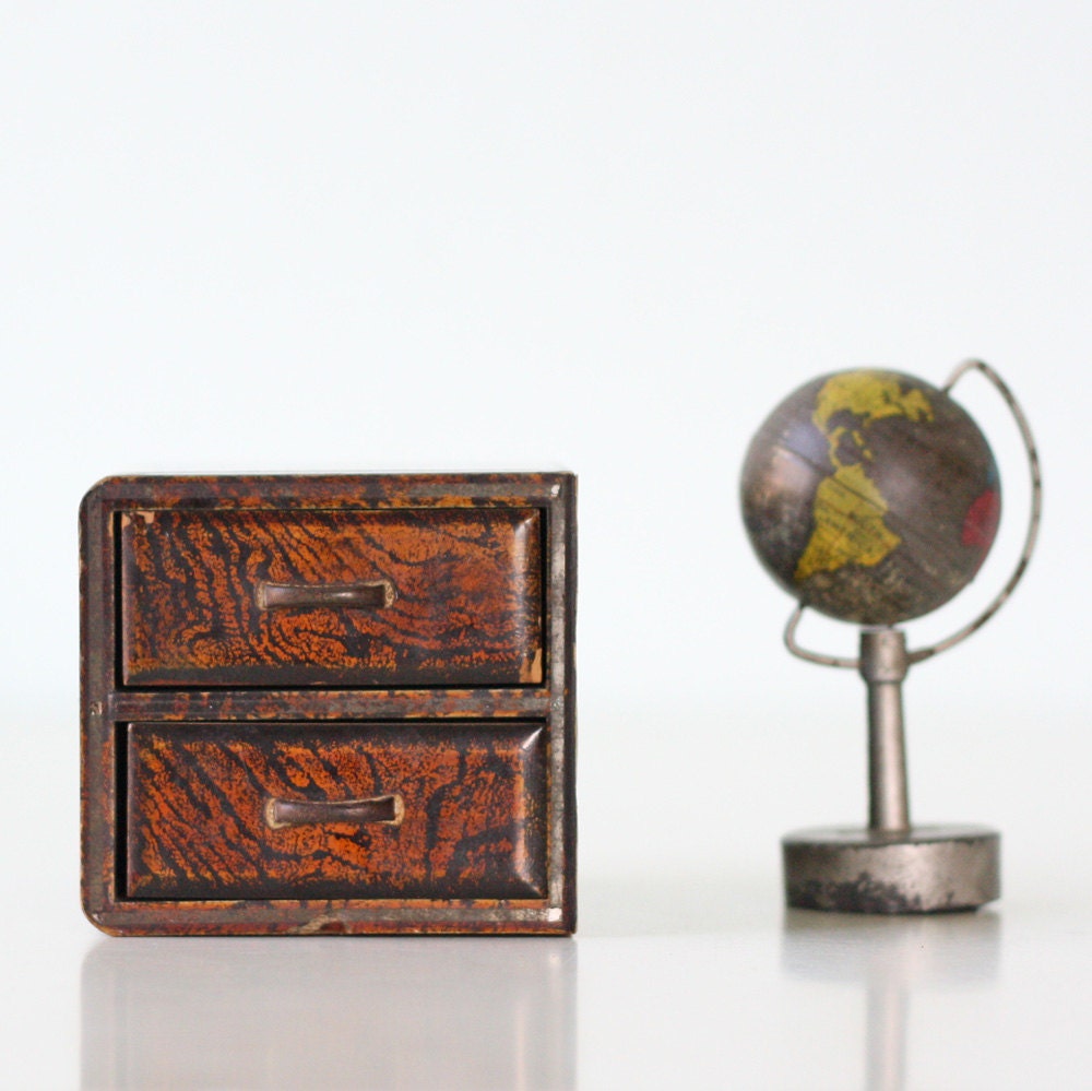 Vintage Faux Bois Box
