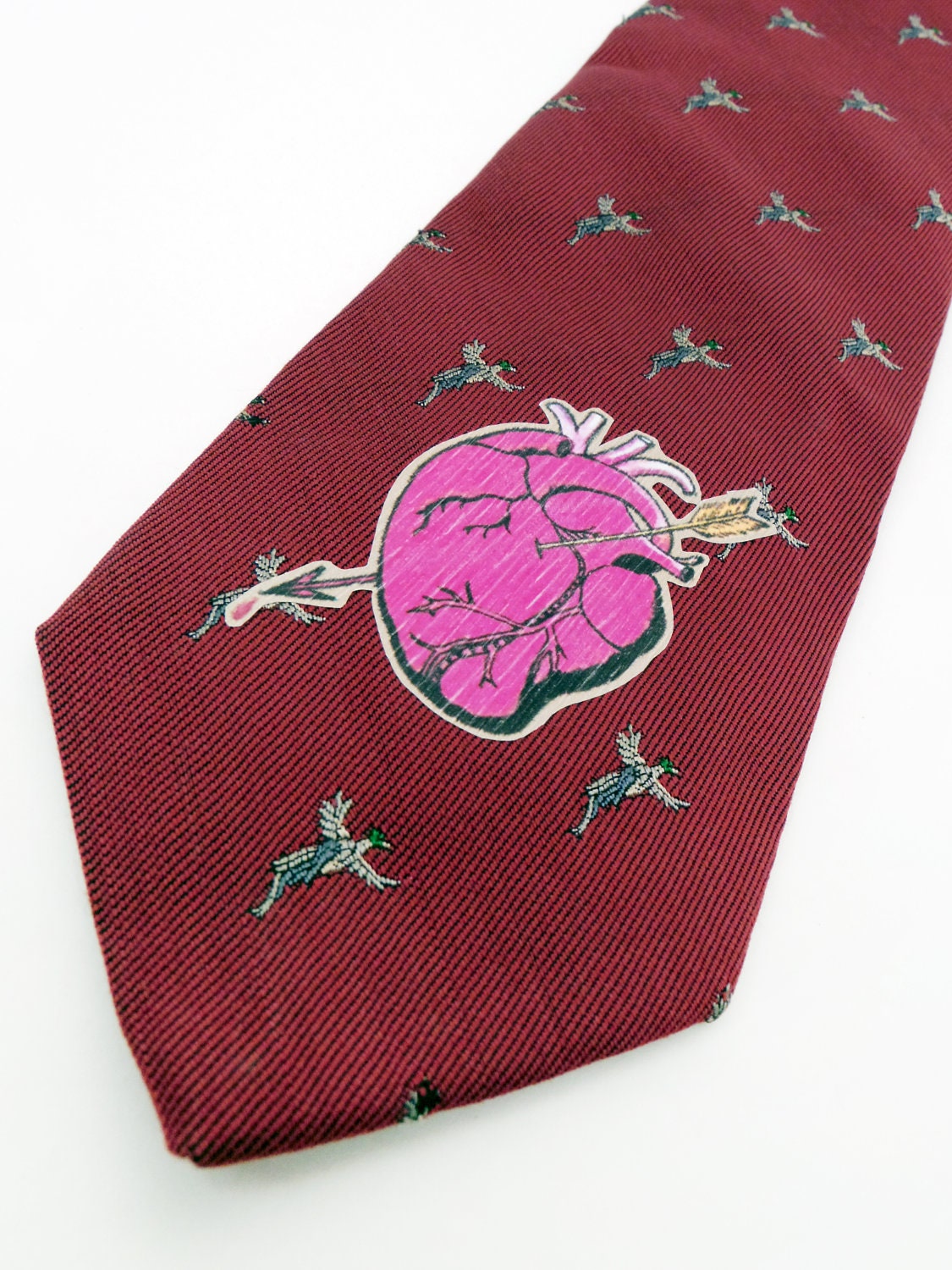 Loteria Heart - Old Style Neckties. Fashion Accessories for Men & Women.
