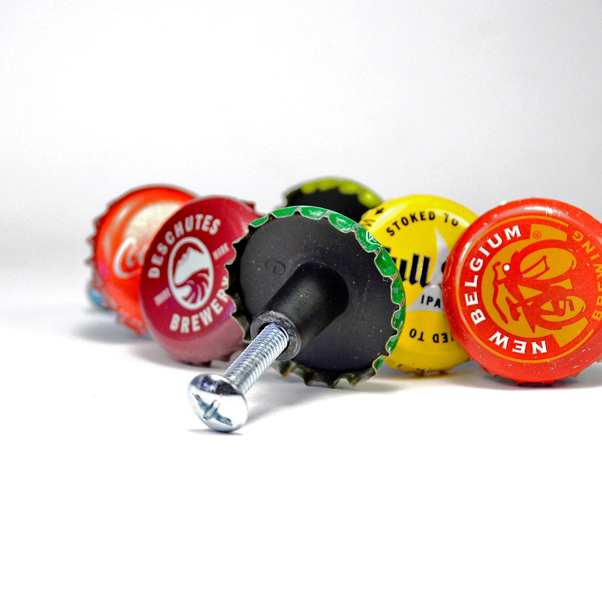 Recycled Bottle Cap Drawer Knob