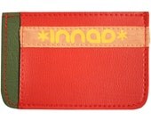 Olive Scarlet Peach Ultra Slim Wallet
