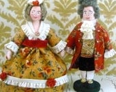 Charles Dickens Mr. and Mrs. Fezziwig Art Miniatures