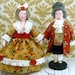 Charles Dickens Mr. and Mrs. Fezziwig Art Miniatures
