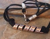 Women's Hidden Message Leather Necklace Mom Mommy Girlfriend Wife Daughter Sister Jewelry