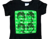 All You Need is Love green tee