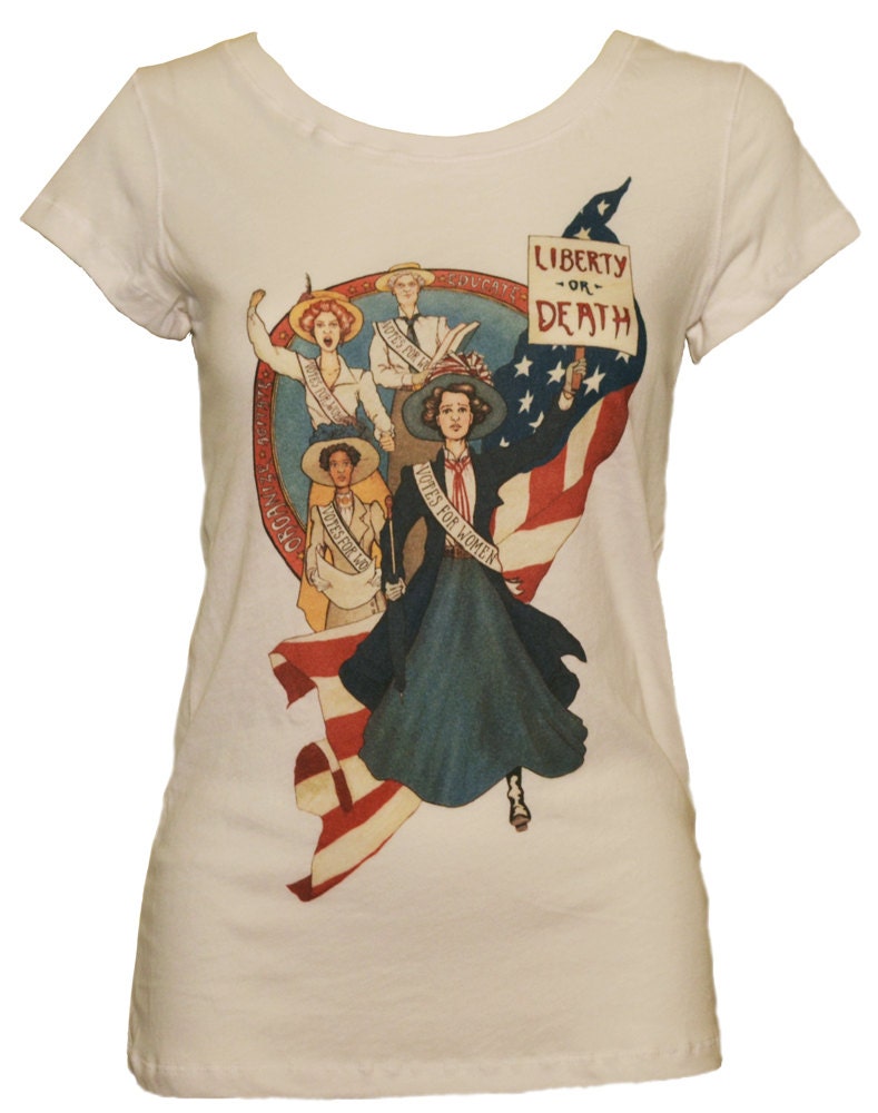 Women's Votes for Women Tee Suffragettes Election Patriotic Edwardian