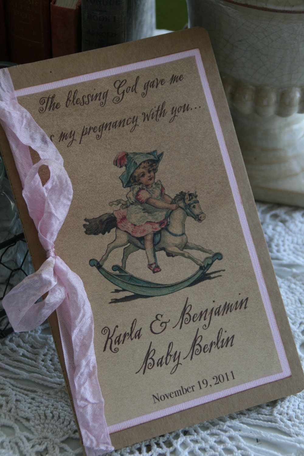 Custom Guest Book - moleskine journal - choose ribbon and theme