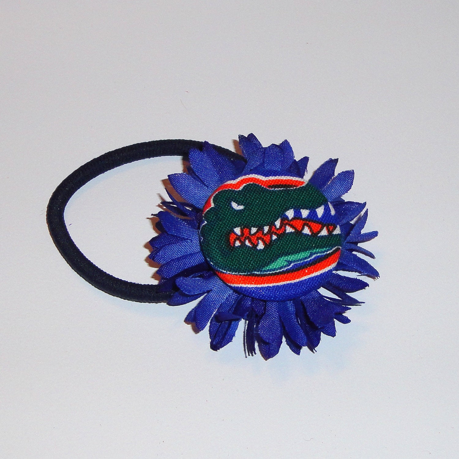 Flower Florida Gator Ponytail Holder