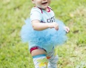 Cheer - Ruffled Tutu Bunny 1sy - So Cute for Baby - Perfect for your little Cheerleader, 4th July, photo prop, birthday, pageant
