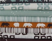 Jay-Cyn Designs for Birch Organic Fabrics, Camp Modern in FAT QUARTERS, 10 Total