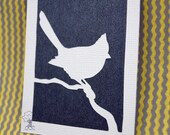 Cardinal Bird OOAK Original Art Papercut ACEO