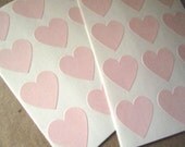 Heart Stickers - Pink 60 qty
