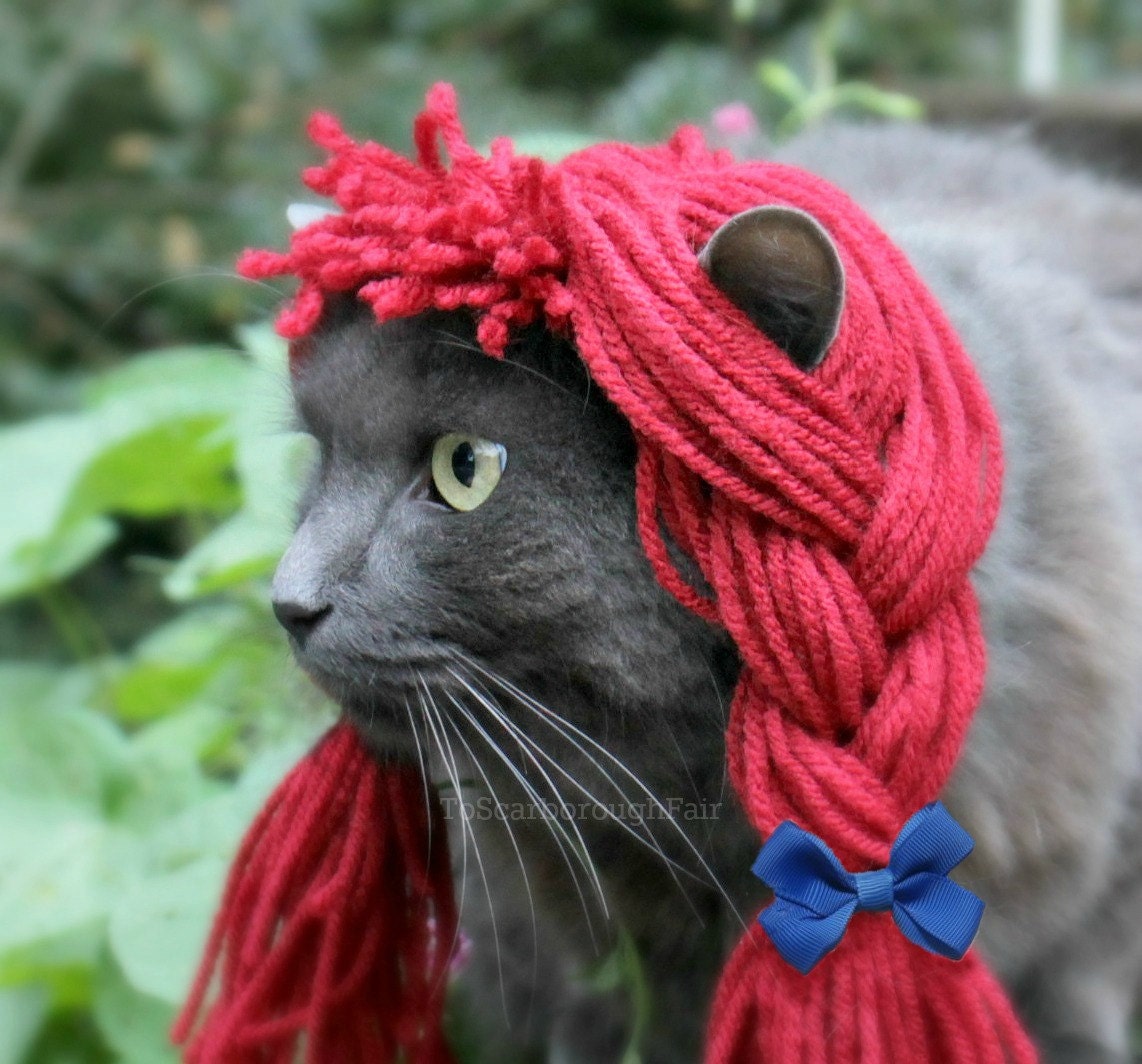 Cat Costume - Rag Doll - Yarn Wig