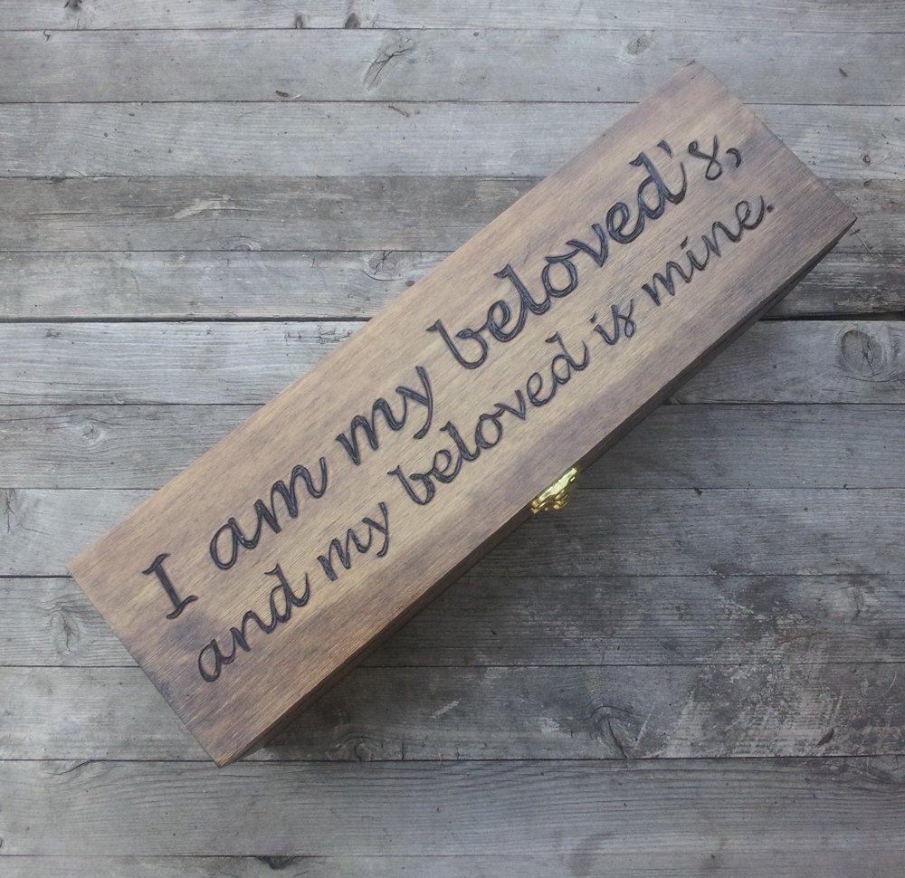 Custom Wedding Wine Box, Memory Box, Time Capsule for Your Wedding Day, Anniversary or any other Special Occasion