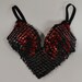 Scalemail Fantasy Belly Dance Costume Top in knitted Dragonhide Armor for Custom Order