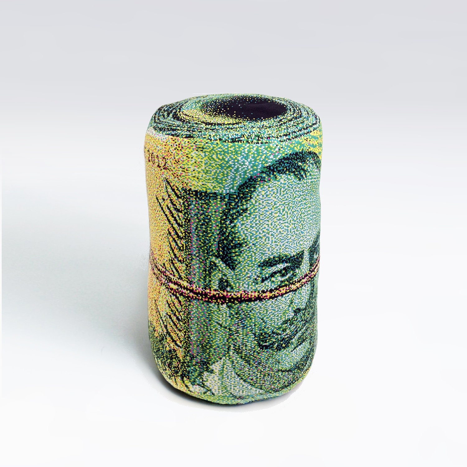 Rolled Banknote Shape Pillow, Australian dollar