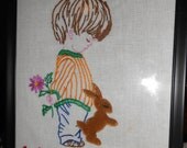 be nice to me I've had a hard day Needlepoint