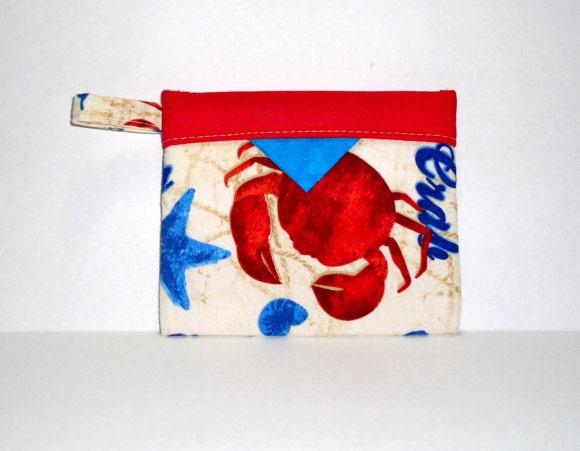 My At the Beach Small Snappy Pouch - FREE Shipping