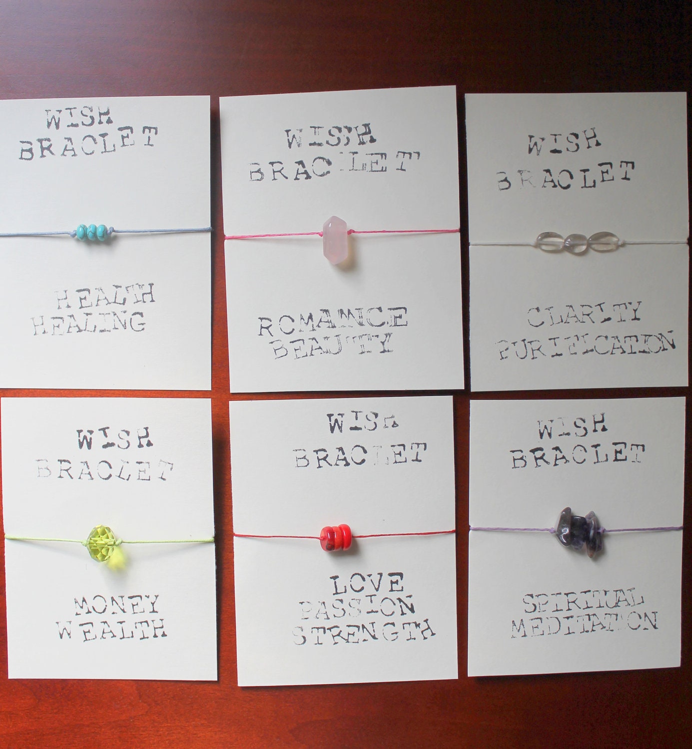 Gemstone Karma Wish Bracelet