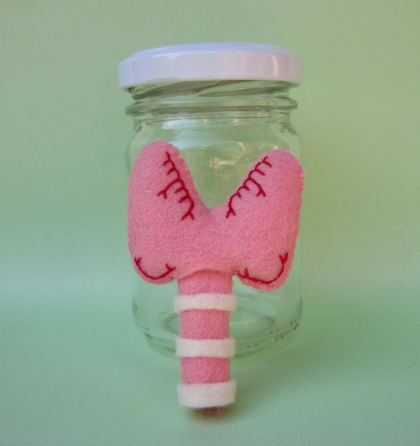 Thyroid Anatomical Curio Specimen Jar
