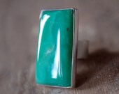Emerald Chrysoprase Ring