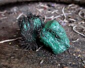 Rita's Pair of Green Lodestones - Draw in Money, Balance, Growth, New ideas, Protection from Anxiety