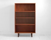 Mid Century Teak Wood Shelf - Wall, Modern, Bookshelf, Retro